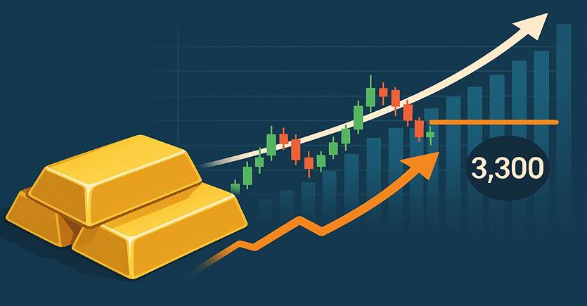 Harga Emas Tertahan di $3.300 - Pasar Tenaga Kerja AS Jadi Biang Kerok?