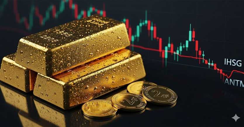 Harga Emas Naik Merespon Pemangkasan Suku Bunga The Fed